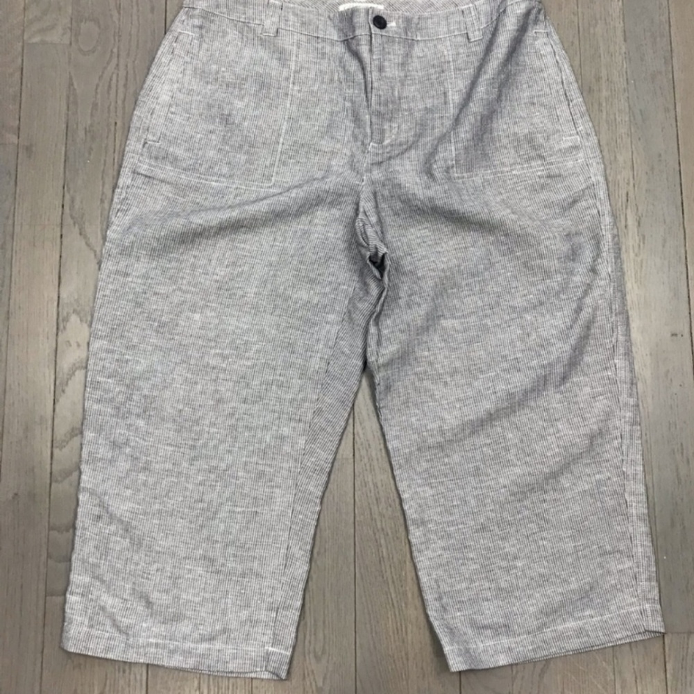 Coldwater Creek Linen Natural Fit Plus Pants